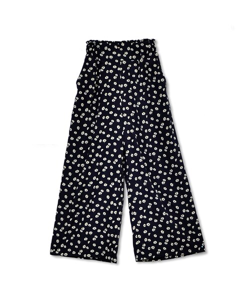 flower（フラワー）の「funny flower pants～ﾌｧﾆｰﾌﾗﾜｰﾊﾟﾝﾂ（その他パンツ・レディース・white/black・FREE）」の2枚目の写真