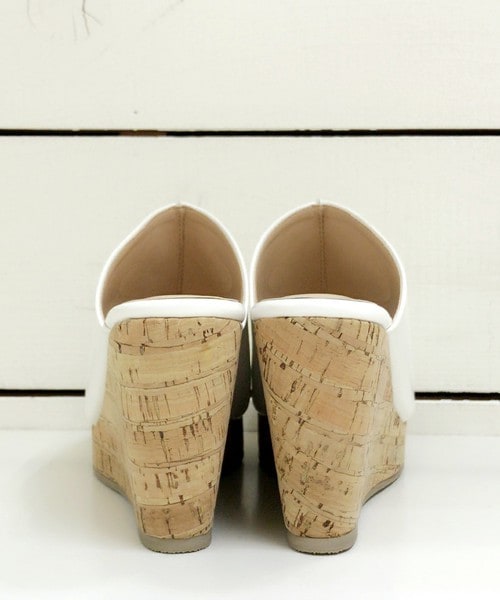 archives（アルシーヴ）の「コルクウェッジサンダル（サンダル・レディース・オフホワイト/ブラック・MEDIUM/LARGE）」の6枚目の写真