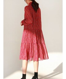 SeoulLife | [DLM] DAILY HALF NECK CHIFFON ONE-PIECE(ワンピース)