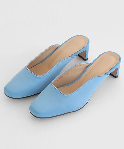 DHOLIC(ディーホリック)の「スクエアカットミドルヒールミュール(その他シューズ・レディース・230/235/240/245/250)」の3枚目の写真