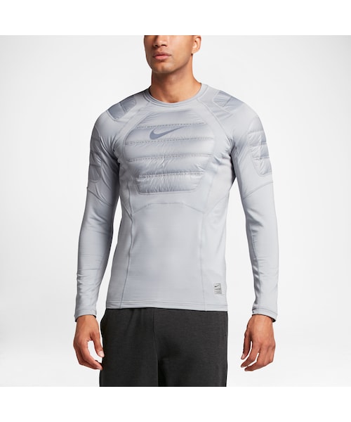 新品】NIKE PRO ハイパーウォーム セットアップ【100：灰】M