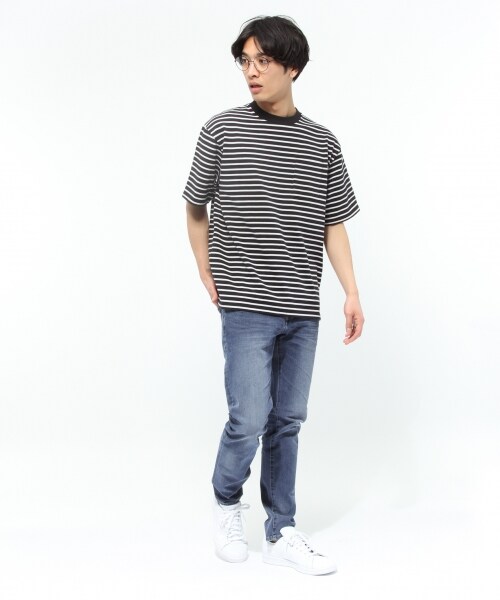 LAKOLE（ラコレ）の「ミディアムウォッシュスキニーデニムパンツ（パンツ・ミッドウォッシュ()）」の2枚目の写真