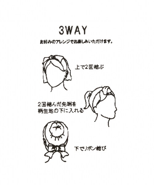 LOWRYS FARM(ローリーズファーム)の「カサネリボンターバン(アクセサリー・オフ/ピンク/イエロー/グリーン)」の10枚目の写真