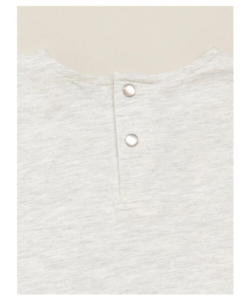 HAKKA KIDS（ハッカキッズ）の「ハートモチーフ 半袖ワンピ-ス（ワンピース/ドレス・レディース・ライトグレ-・100/110/120）」の4枚目の写真