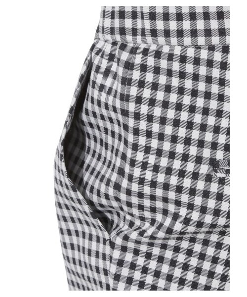 Mila Owen（ミラオーウェン）の「ギンガムチェックテーパードパンツ（ストレートパンツ・レディース・RED/BLK・0/1）」の9枚目の写真