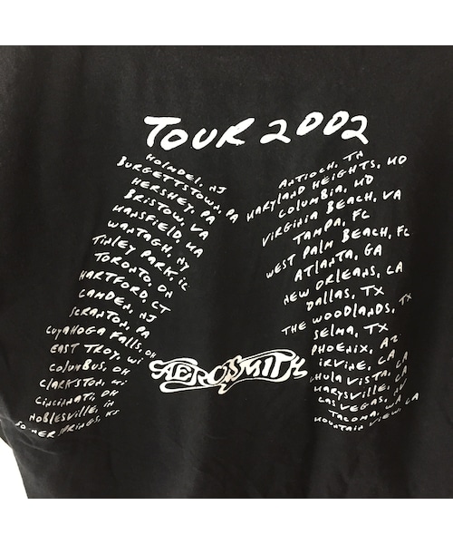 キュウリガン(キュウリガン)の「【00s】AEROSMITH 2002 ツアーバンドTシャツ(Tシャツ/カットソー・メンズ・その他)」の6枚目の写真