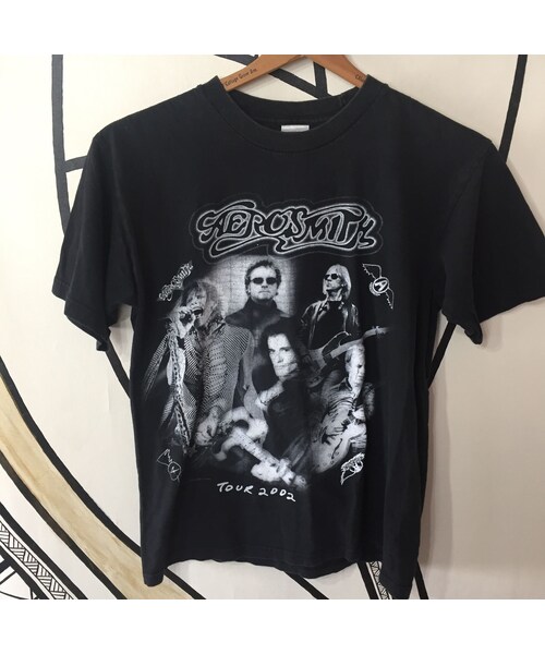 キュウリガン(キュウリガン)の「【00s】AEROSMITH 2002 ツアーバンドTシャツ(Tシャツ/カットソー・メンズ・その他)」の2枚目の写真