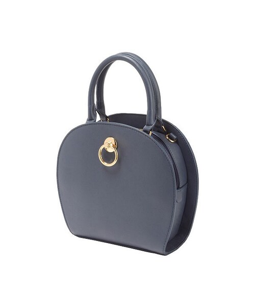 an another angelus(アンアナザーアンジェラス)の「ハーフムーンハンドバッグ/an another angelus(ハンドバッグ・レディース・その他)」の4枚目の写真