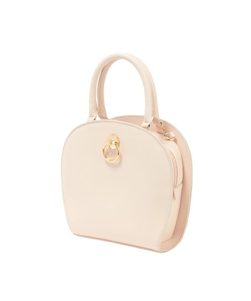 an another angelus(アンアナザーアンジェラス)の「ハーフムーンハンドバッグ/an another angelus(ハンドバッグ・レディース・その他)」の1枚目の写真