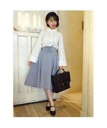 F i.n.t | フロントレースアップフレアースカート/F&A(スカート)