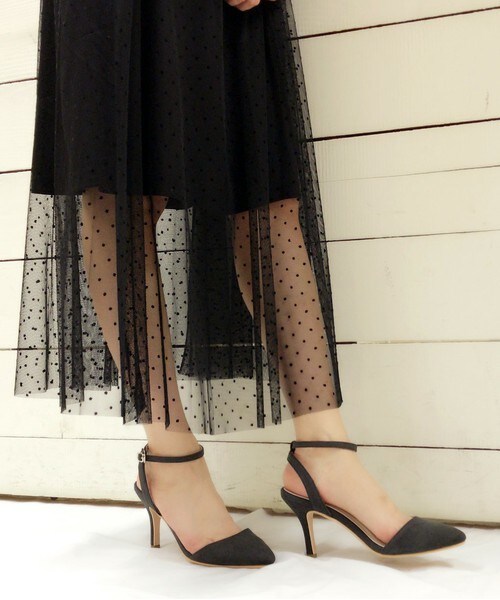 archives（アルシーヴ）の「セパレートバックバンドパンプス（パンプス・レディース・ブラック/シルバーグレー/ピンク系その他・MEDIUM/LARGE）」の16枚目の写真