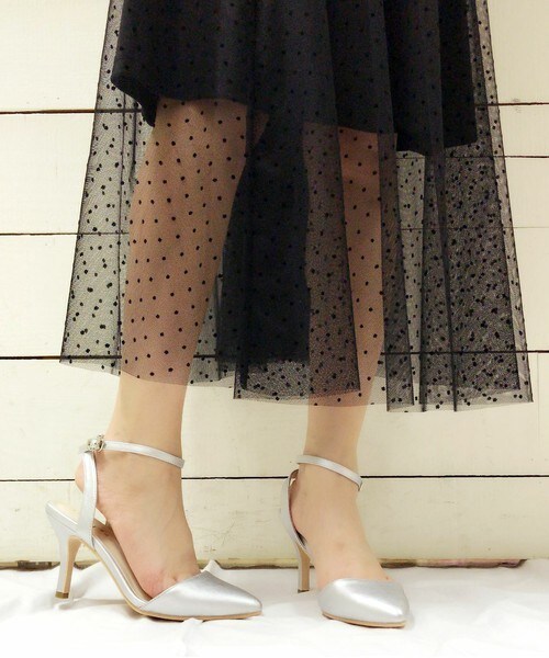 archives（アルシーヴ）の「セパレートバックバンドパンプス（パンプス・レディース・ブラック/シルバーグレー/ピンク系その他・MEDIUM/LARGE）」の14枚目の写真