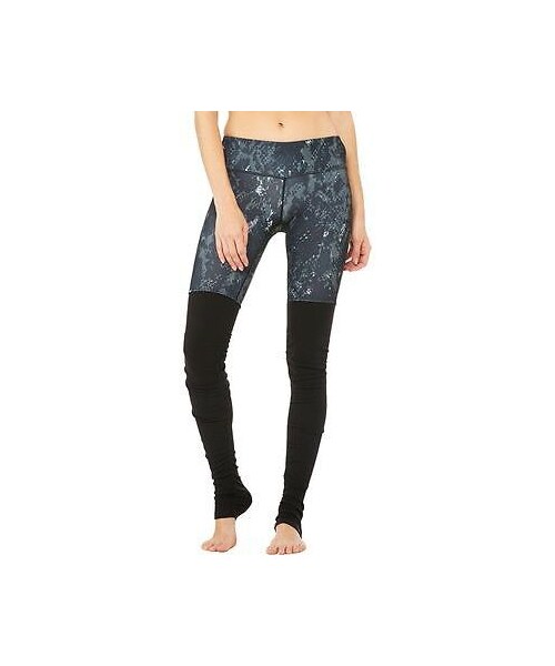 Alo Yoga（アロヨガ）の「Alo Yoga Goddess Ribbed Leggings - Women's（レギンス/スパッツ・レディース・Agave/Stormy Heather/Black Marble Glossy/Black/Black Python Glossy/Black/Black/Black Lineal/Black/Black/Buff/Black/Natural/Deep Electric Blue Tie Dye/Black/Grenache/Stormy Heather/Guava/Stormy Heather/Multi Butterfly Glossy/Black/Stormy Heather/Black/Stormy Heather/Natural・XS/S/M/L）」の9枚目の写真