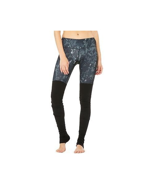 Alo Yoga（アロヨガ）の「Alo Yoga Goddess Ribbed Leggings - Women's（レギンス/スパッツ・レディース・Agave/Stormy Heather/Black Marble Glossy/Black/Black Python Glossy/Black/Black/Black Lineal/Black/Black/Buff/Black/Natural/Deep Electric Blue Tie Dye/Black/Grenache/Stormy Heather/Guava/Stormy Heather/Multi Butterfly Glossy/Black/Stormy Heather/Black/Stormy Heather/Natural・XS/S/M/L）」の7枚目の写真