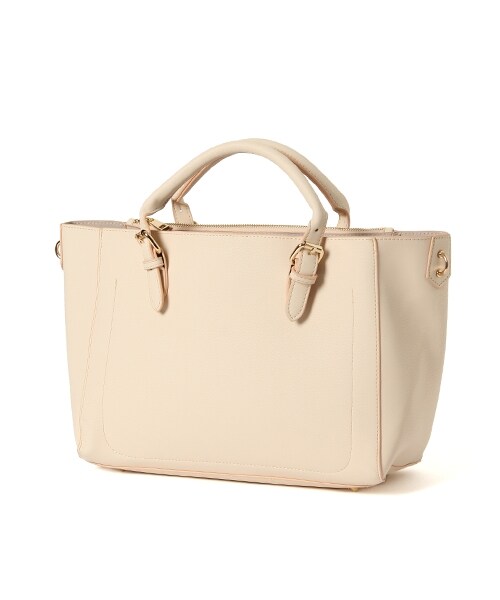 Andemiu（アンデミュウ）の「ベルトハンドル２ＷＡＹトート（バッグ・ホワイト/ブラック/ベージュ/イエロー/ブルー）」の9枚目の写真