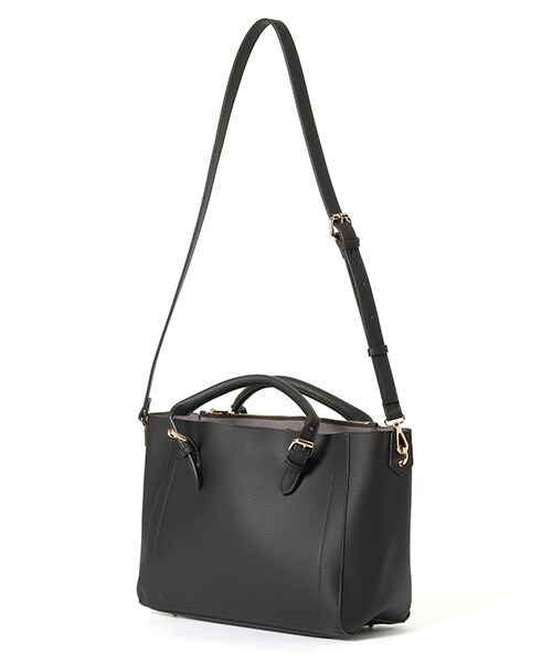 Andemiu（アンデミュウ）の「ベルトハンドル２ＷＡＹトート（バッグ・ホワイト/ブラック/ベージュ/イエロー/ブルー）」の8枚目の写真