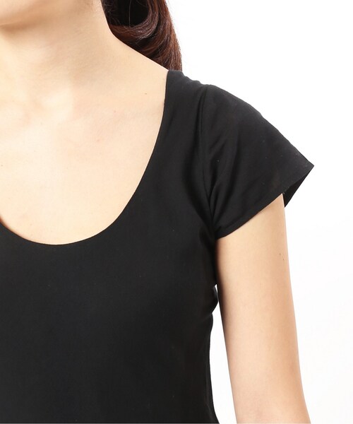 IENA(イエナ)の「《予約》MARIHA ソウゲンノニジノドレス ショートスリーブ(無地)◆(ワンピース/ドレス・ブラック/フリー/在庫あり)」の9枚目の写真