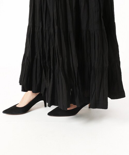 IENA(イエナ)の「《予約》MARIHA ソウゲンノニジノドレス ショートスリーブ(無地)◆(ワンピース/ドレス・ブラック/フリー/在庫あり)」の10枚目の写真