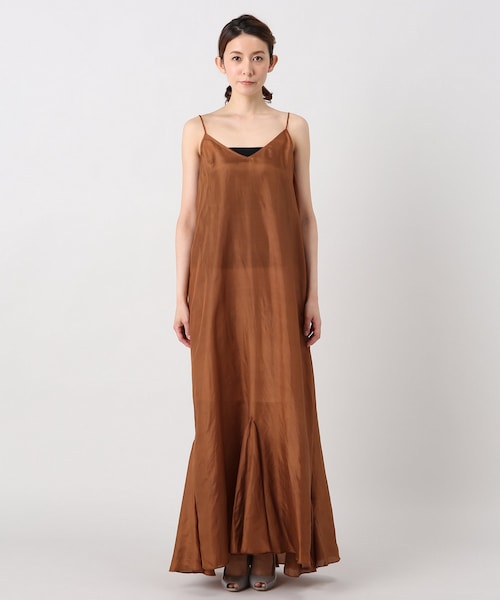plage（プラージュ）の「MES DEMOISELLES... サテンキャミワンピース 