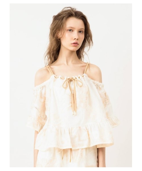 SNIDEL - スナイデル♡完売！ジャガードオフショルトップス 楽天市場】【SALE／50%OFF】ジャカードオフショルブラウス