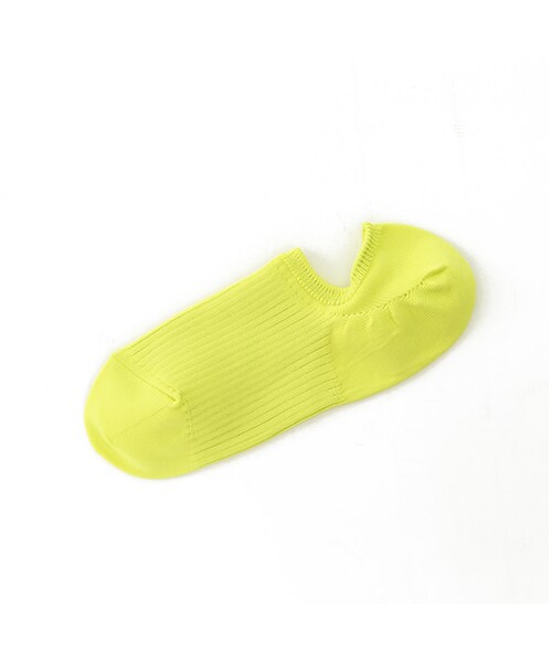 靴下屋（クツシタヤ）の「ドライリブスニーカー（ソックス・靴下・レディース・サラシ/シルバーグレー/クロ/ローズピンク/レモンイエロー/コン/ダストブルー・22.0～24.0cm）」の7枚目の写真