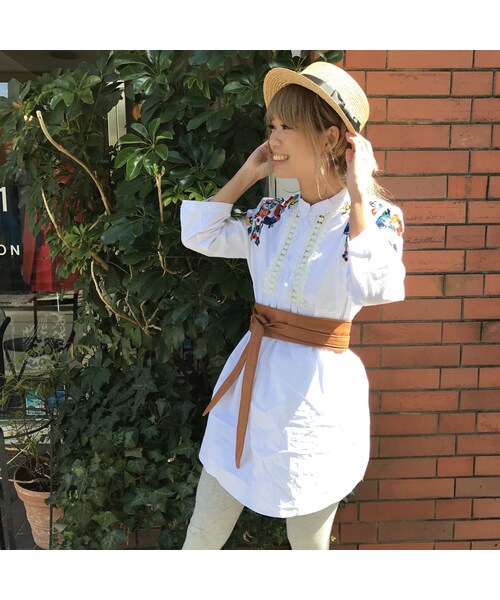【紗栄子さん着用】ニナリッチ 刺繍ロゴ ニットセーター ネイビー 定価13万円パン屋のレディース