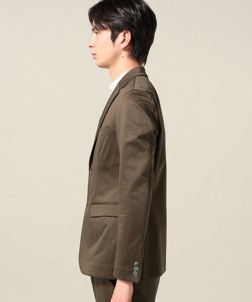 【新品未使用】エディフィス EDIFICE T400 コンパクトカルゼ2ボタンジャケット【定価14，000円】サイズ44 ネイビー色  EDIFICE（エディフィス）の「T400 コンパクトカルゼ 2Bジャケット