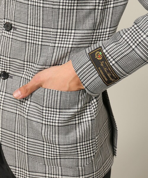 EDIFICE（エディフィス）の「LoroPiana/グレンチェックジャケット