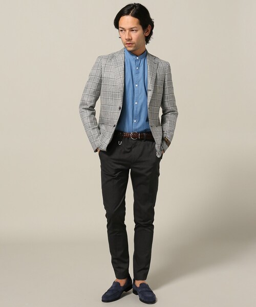 EDIFICE（エディフィス）の「LoroPiana/グレンチェックジャケット