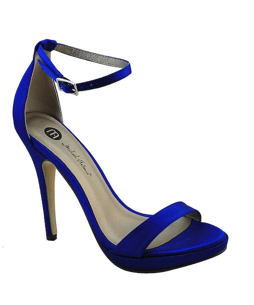 Michael Antonio（ミカエルミシェールアントニオ）の「MICHAEL ANTONIO Michael Antonio Lovina Ankle-Strap Satin Platform Sandals（その他シューズ・レディース・Champagne/Pink/Black/Cobalt・11 Medium/7 Medium/8 1/2 Medium/6 1/2 Medium/6 Medium/8 Medium/5 1/2 Medium/9 Medium/5 Medium/10 Medium/7 1/2 Medium）」の3枚目の写真