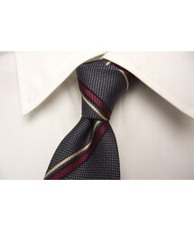 タグ付き 未使用 ブリューワー ネイビー エンジ ストライプ ネクタイ fit=scale-down,w=1200