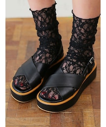 KORMARCH | ストラップ付きクロスサンダル(サンダル)