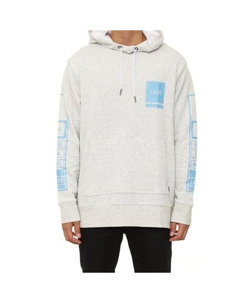 ZANEROBE(ゼインローブ)の「ZANEROBE BOX LOGO HOODIE GRAY (ゼインローブ ボックスロゴ フーディー パーカー グレー)(パーカー・メンズ・その他)」の1枚目の写真