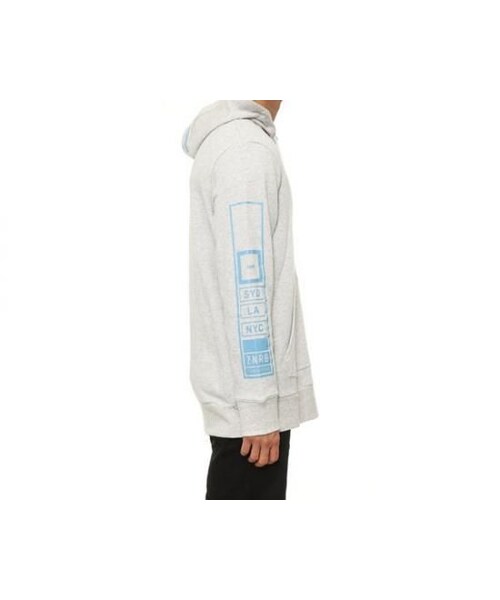 ZANEROBE(ゼインローブ)の「ZANEROBE BOX LOGO HOODIE GRAY (ゼインローブ ボックスロゴ フーディー パーカー グレー)(パーカー・メンズ・その他)」の2枚目の写真