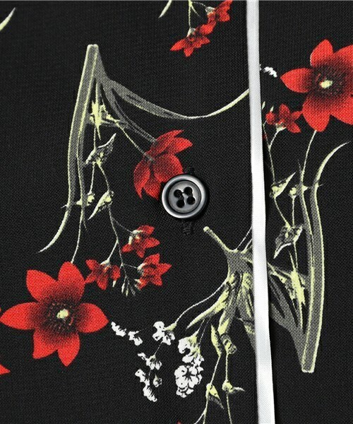 archives（アルシーヴ）の「配色パイピングシャツ（シャツ/ブラウス・レディース・ブラック/ネイビー/マスタード・MEDIUM）」の10枚目の写真