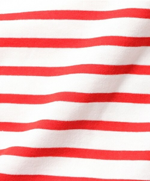 ORCIVAL（オーシバル）の「ORCIVAL REGULAR　ボーダーバスクシャツ（Tシャツ/カットソー・メンズ・ブラック/グレー/ベージュ/ブルー/ネイビー/レッド・3/4/5）」の14枚目の写真