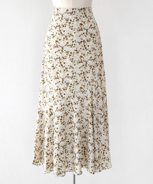 DHOLIC(ディーホリック)の「バックゴムフラワープリントロングスカート(スカート・レディース・FREE)」の2枚目の写真