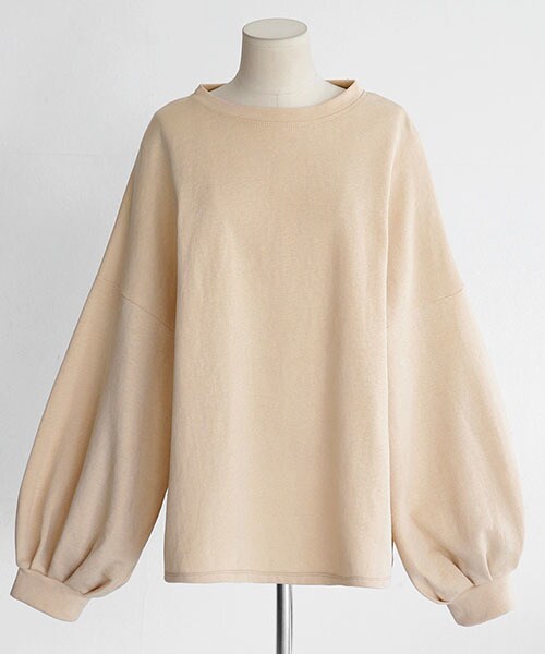 DHOLIC（ディーホリック）の「パフスリーブオーバーサイズTシャツ（Tシャツ/カットソー・レディース・イエロー/ホワイト/・FREE）」の3枚目の写真