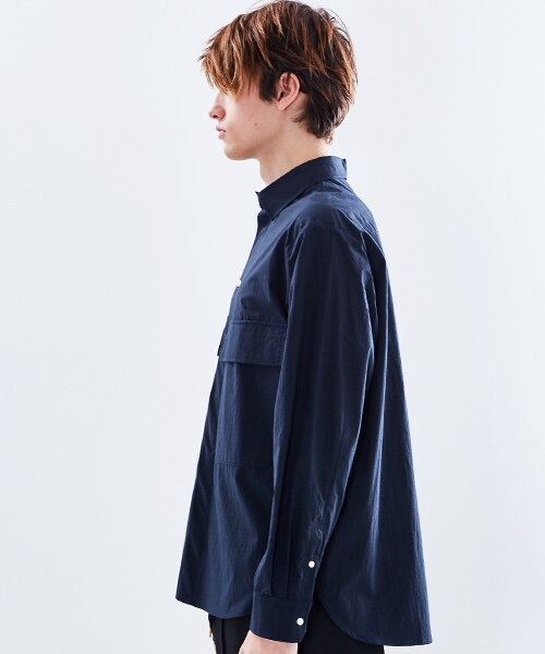 CULLNI（クルニ）の「ミリタリーポケットシャツ（その他・メンズ・NVY/BLK・1/2）」の5枚目の写真