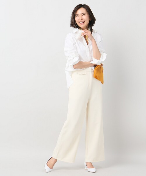 Spick & Span（スピックアンドスパン）の「PANTS（パンツ・ナチュラル/XS/残り1点/S/残り2点）」の4枚目の写真