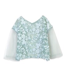 flower | honey bee top～ﾊﾆｰﾋﾞｰﾄｯﾌﾟ(Tシャツ/カットソー)