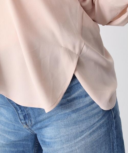 Andemiu（アンデミュウ）の「バックリボンブラウス7分袖（トップス・オフホワイト/ピンク）」の12枚目の写真