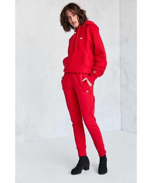 Champion（チャンピオン）の「Champion + UO Reverse Weave Jogger Pant（その他パンツ・レディース・Gray/Red・XS/S/M）」の10枚目の写真