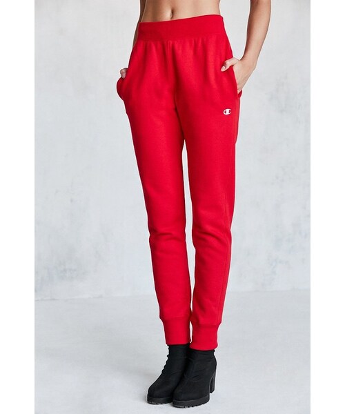 Champion（チャンピオン）の「Champion + UO Reverse Weave Jogger Pant（その他パンツ・レディース・Gray/Red・XS/S/M）」の4枚目の写真