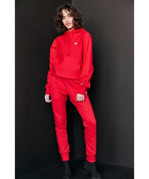 Champion（チャンピオン）の「Champion + UO Reverse Weave Jogger Pant（その他パンツ・レディース・Gray/Red・XS/S/M）」の8枚目の写真