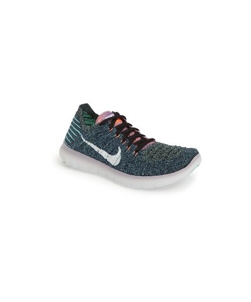 NIKE（ナイキ）の「Women's Nike 'Free Flyknit' Running Shoe（スニーカー・レディース・Black/Blue/Purple/White・6 M/7 M/7.5 M/8 M/8.5 M/9 M/10 M/6.5 M/9.5 M/10.5 M）」の3枚目の写真