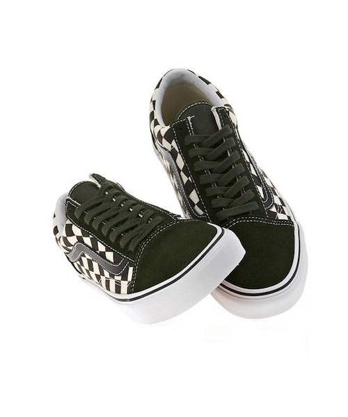 VANS(バンズ)の「VANS - OLD SKOOL 50th Aniversary (ブラック / グリーン)(スニーカー・メンズ・その他)」の2枚目の写真