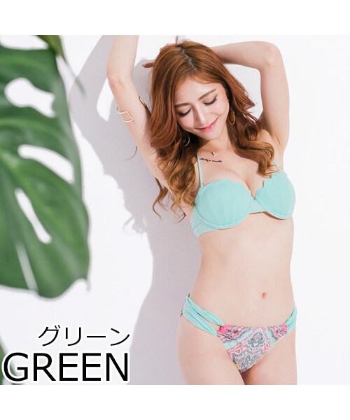 新品未使用タグ付き♡MARYSIA スカラップエッジ バンドゥビキニ XS 受注】Jewelry Angel's Egg Feather Mary Jane / Black / MSTT25SH03