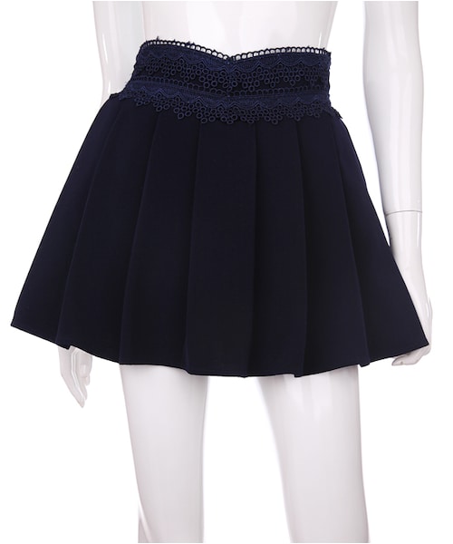 Bobon21（ボボンニジュウイチ）の「上品ガーリープリーツスカート（スカート・レディース・ブルー/ピンク/ネイビー・S/M/L）」の3枚目の写真