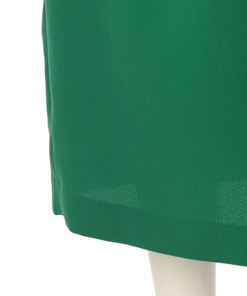 G.V.G.V.（ジーヴィージーヴィー）の「PLEATED MIDI SKIRT（スカート・レディース・BLACK/GREEN・34/36）」の8枚目の写真